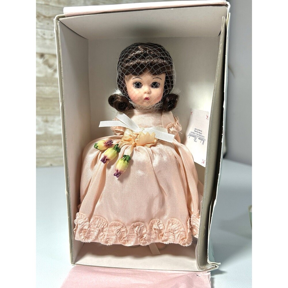 Madame Alexander Doll "Dancing Clara" w/ Nutcracker 8" #34305 Pink Dress Flowers